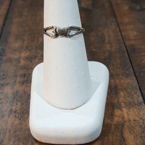 Sterling Heart vintage  ring  promise ❤